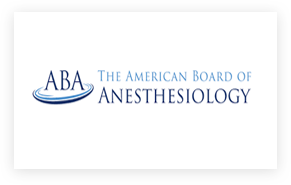 The American board of Anesthesiology